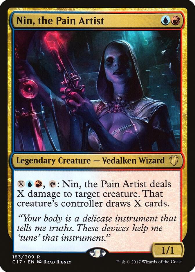 Nin, the Pain Artist 183 card
