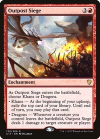 Outpost Siege - Commander 2017 - Magic: The Gathering card