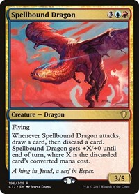 Spellbound Dragon - Commander 2017 - Magic: The Gathering card