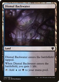 Dismal Backwater - Commander 2017 - Magic: The Gathering card