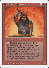 Dwarven Weaponsmith - Revised Edition - Magic: The Gathering card
