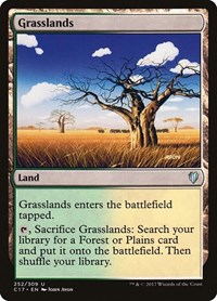 Grasslands - Commander 2017 - Magic: The Gathering card