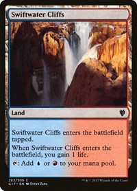Swiftwater Cliffs - Commander 2017 - Magic: The Gathering card