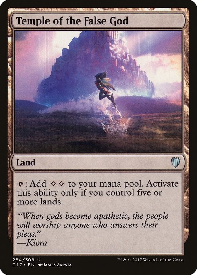 Temple of the False God 284 card