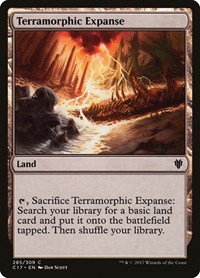 Terramorphic Expanse - Commander 2017 - Magic: The Gathering card