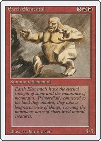 Earth Elemental - Revised Edition - Magic: The Gathering card
