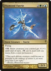 Diamond Faerie - Coldsnap - Magic: The Gathering card