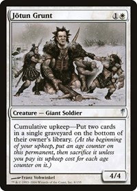 Jotun Grunt - Coldsnap - Magic: The Gathering card