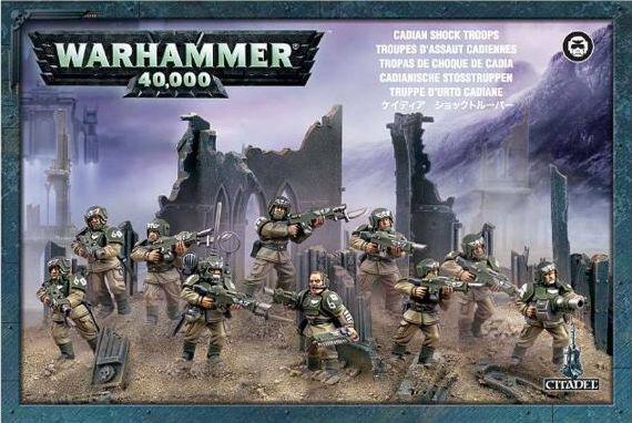Warhammer: 40K - Astra Militarum Cadian Shock Troops - Warhammer
