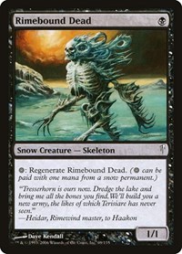 Rimebound Dead - Coldsnap - Magic: The Gathering card