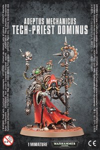 Warhammer: 40K - Adeptus Mechanicus Tech-Priest Dominus from Warhammer Plastic Clampacks Pokemon card image