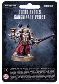 Warhammer: 40K - Blood Angels Sanguinary Priest from Warhammer Plastic Clampacks Pokemon card image