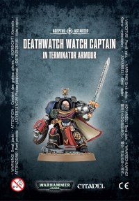 Warhammer: 40K - Deathwatch Watch Capt./Terminator Armour from Warhammer Plastic Clampacks Pokemon card image