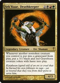 Sek'Kuar, Deathkeeper - Coldsnap - Magic: The Gathering card