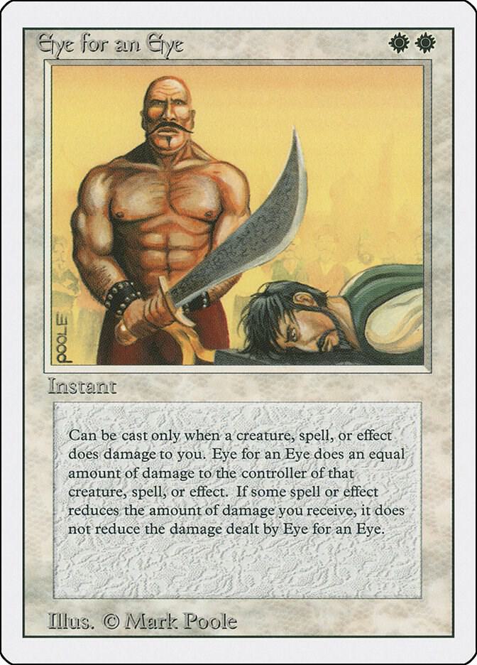 Eye for an Eye - Revised Edition - Magic: The Gathering