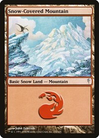Snow-Covered Mountain (Coldsnap)