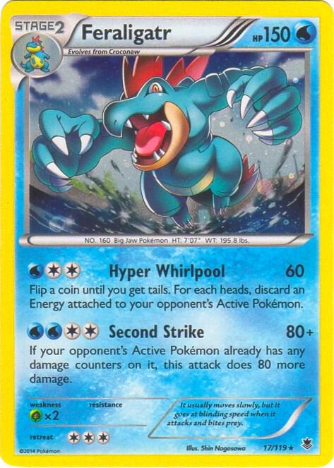 Feraligatr - 17/119 (Cosmos Holo) 017/119 from Blister Exclusives