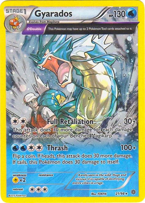 Gyarados - 21/98 (Cosmos Holo) 021/098 from Miscellaneous Cards & Products