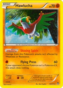 Hawlucha - 63/111 (Cosmos Holo) #063/111 from Blister Exclusives Pokemon card image