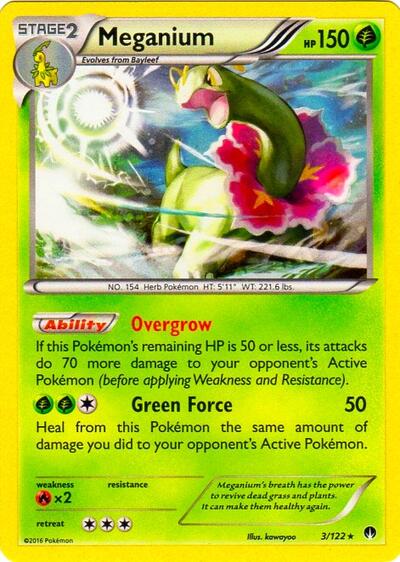 Meganium - 3/122 (Cosmos Holo)
