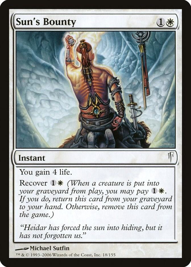 Sun's Bounty - Coldsnap - Magic: The Gathering - TCGplayer.com