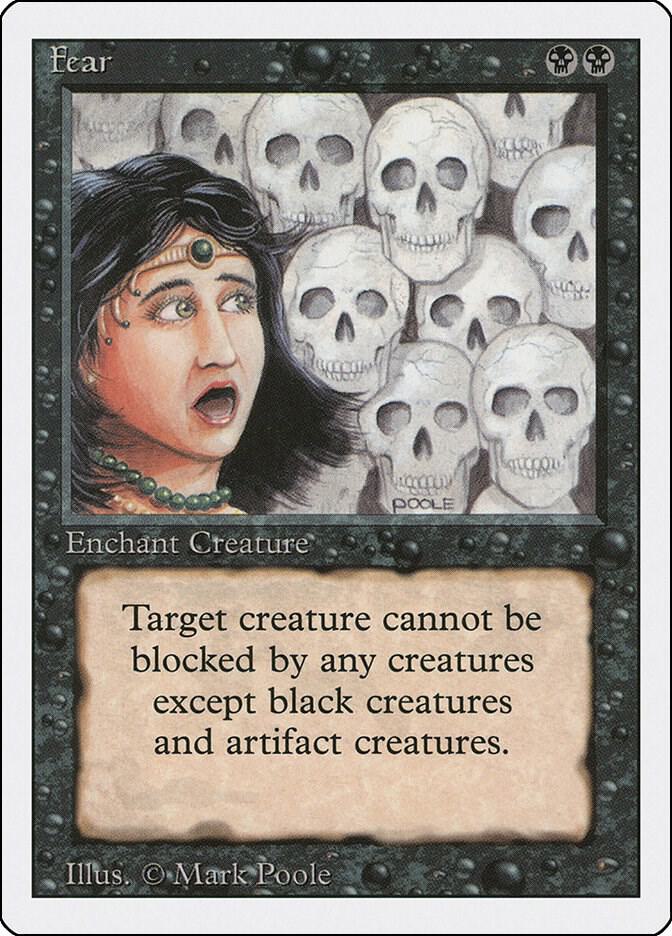 Fear - Revised Edition - Magic: The Gathering Fear - Revised Edition - Magic: The Gathering