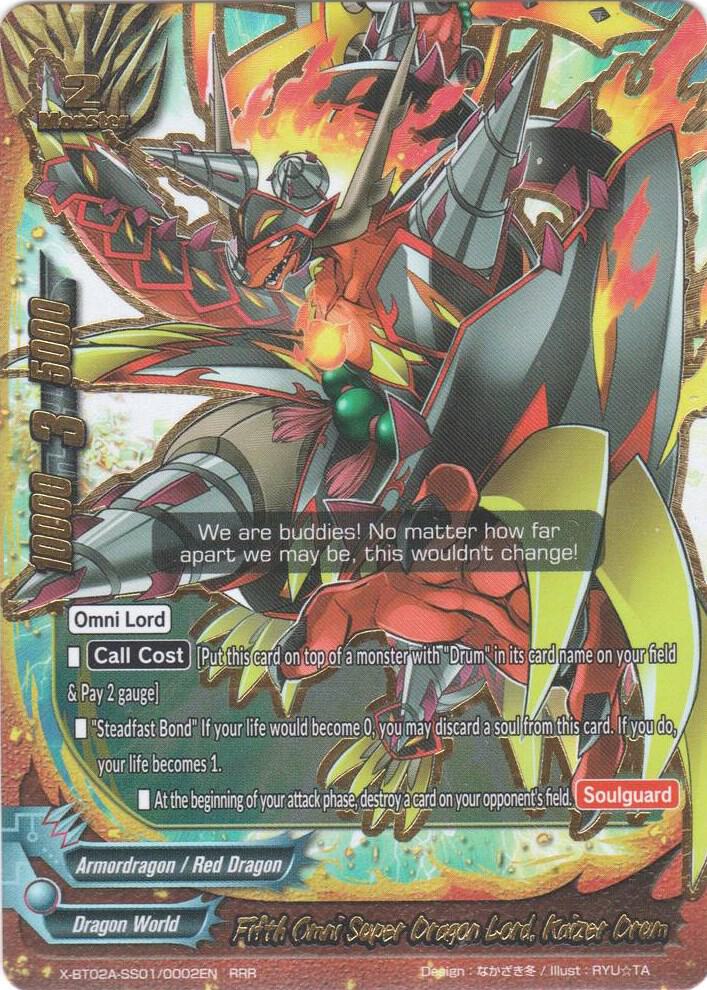 Fifth Omni Super Dragon Lord, Kaizer Drum - Evolution & Mutation