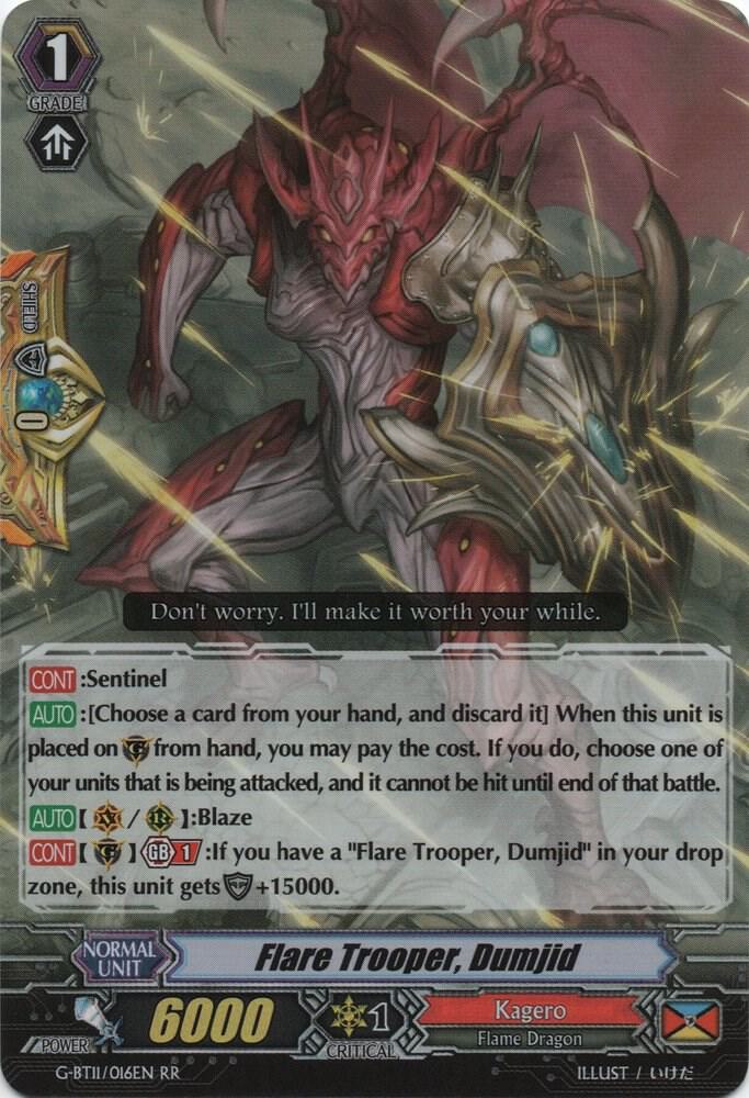 Flare Trooper, Dumjid