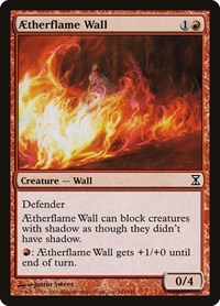 Aetherflame Wall - Time Spiral - Magic: The Gathering card