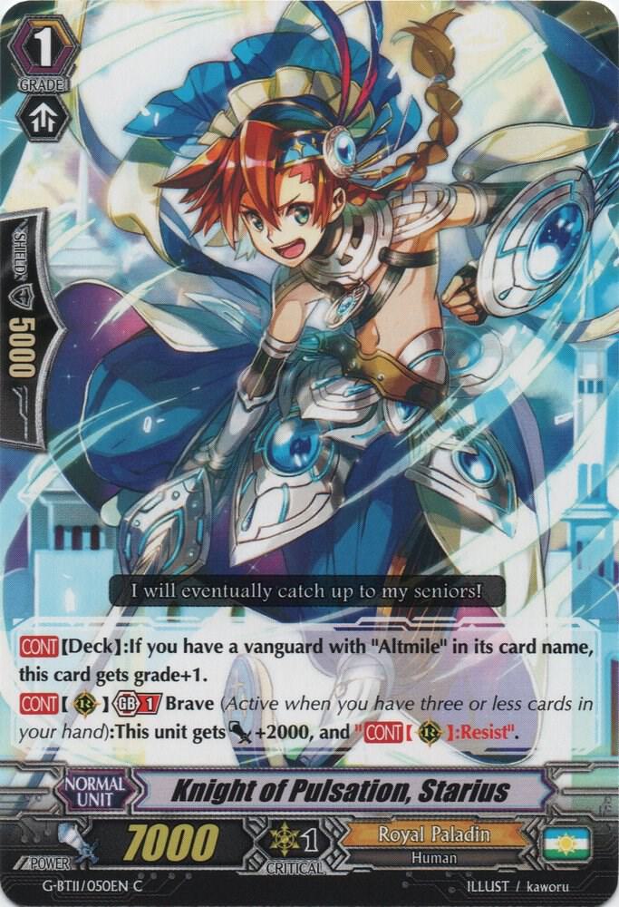 Knight of Pulsation, Starius