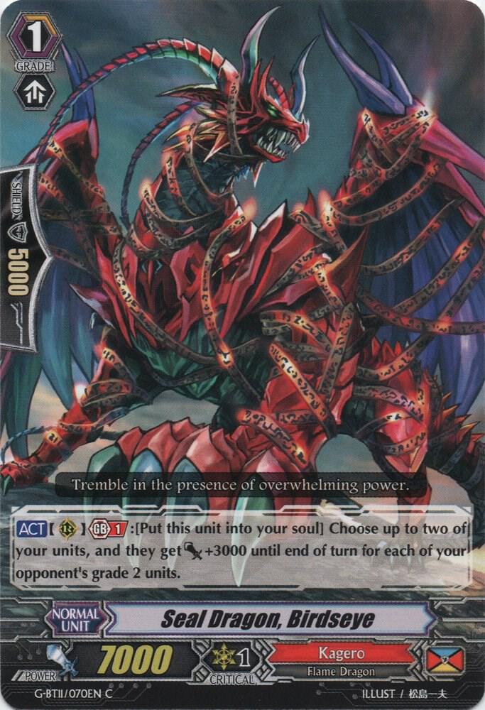 Seal Dragon, Birdseye