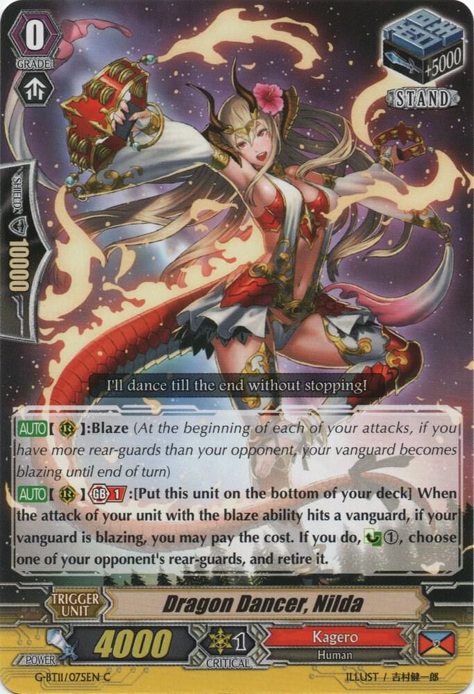 Dragon Dancer, Nilda - G-BT11: Demonic Advent - Cardfight Vanguard