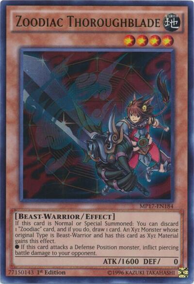 Zoodiac Thoroughblade