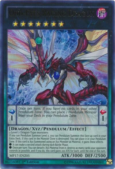Odd-Eyes Raging Dragon