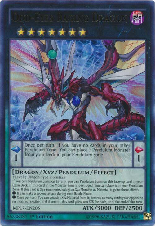 Odd-Eyes Raging Dragon