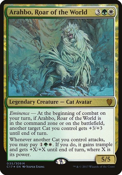 Arahbo Roar of the World Commander 2017