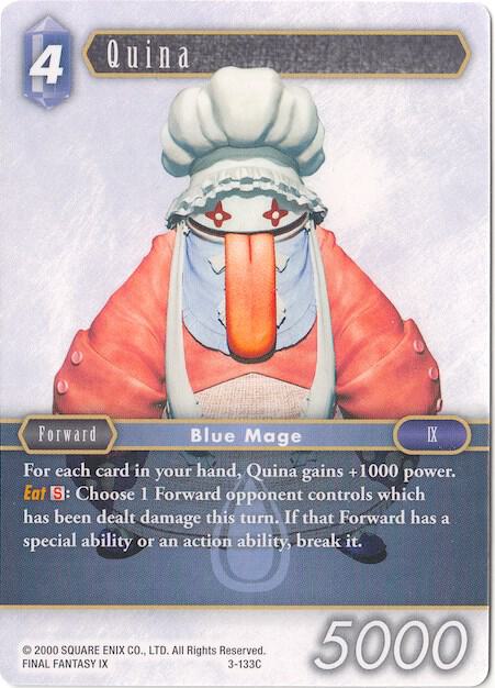 quina mtg card Hello. As i have seen lots of customized cards, i tried to make one too. So  here is my first try on a Custom Card. As Final Fantasy is soon released,  and