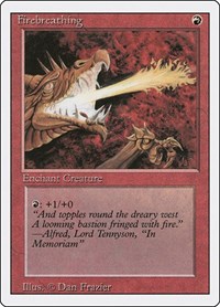Firebreathing - Revised Edition - Magic: The Gathering card
