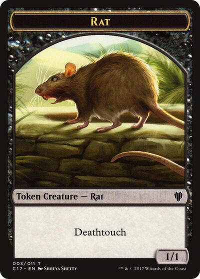 Rat Cat Double sided Token