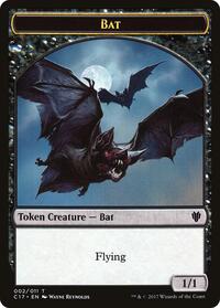 Bat // Vampire Double-Sided Token - Commander 2017 - Magic: The Gathering card