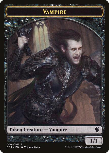Vampire // Zombie Double-sided Token - Commander 2017 - Magic: The