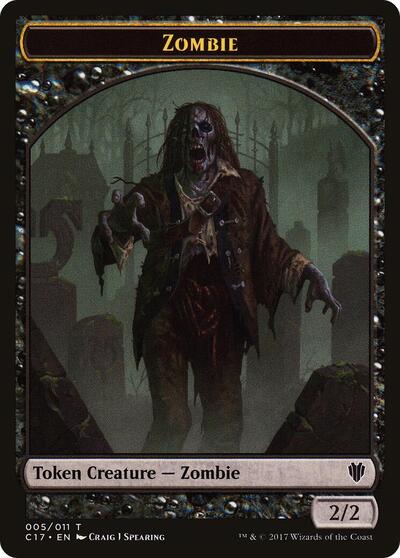 Zombie Gold Double Sided Token