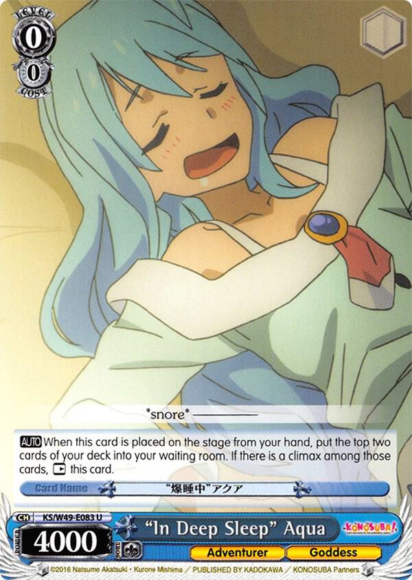 "In Deep Sleep" Aqua