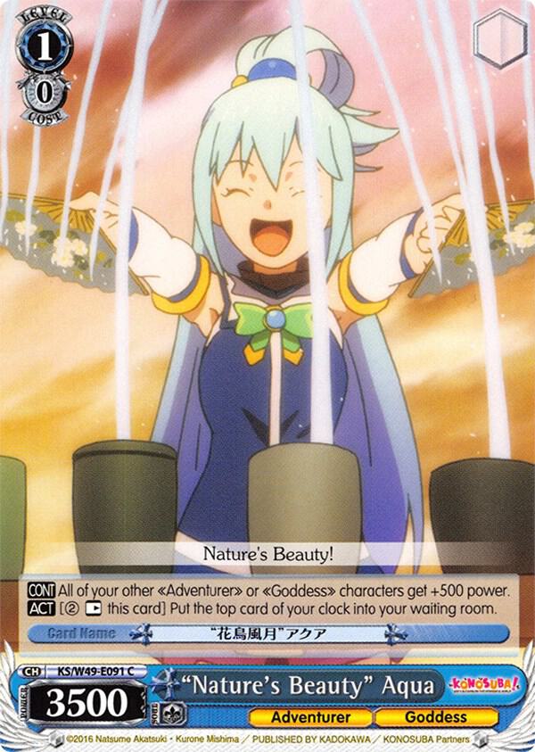 "Nature's Beauty" Aqua