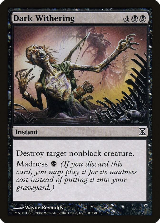 Dark Withering - Time Spiral - Magic: The Gathering - TCGplayer.com
