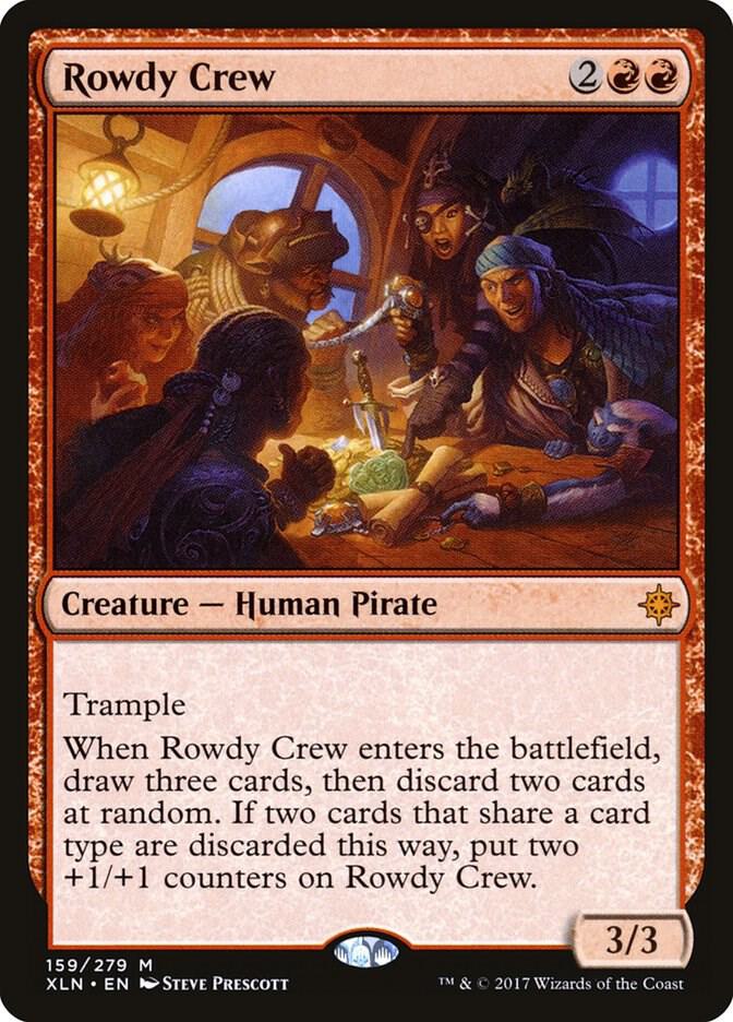 Rowdy Crew 159 card