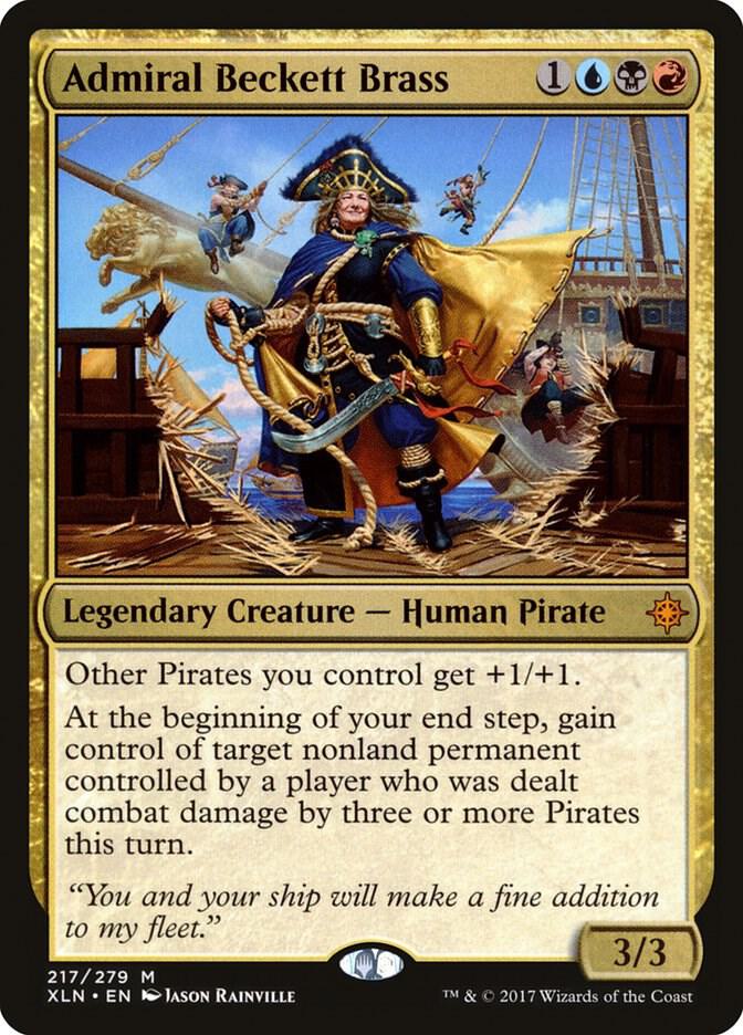 mtg admiral beckett brass commander deck Amazon.com: Elite Commander Pirate Deck - Grixis Blue Black Red - Admiral  Brass, Unsinkable - EDH cEDH - 100 Card - Custom Magic The Gathering Deck