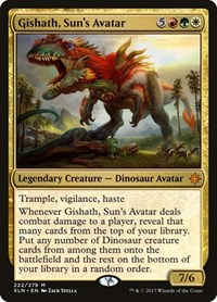Gishath, Sun's Avatar - Ixalan - Magic: The Gathering card