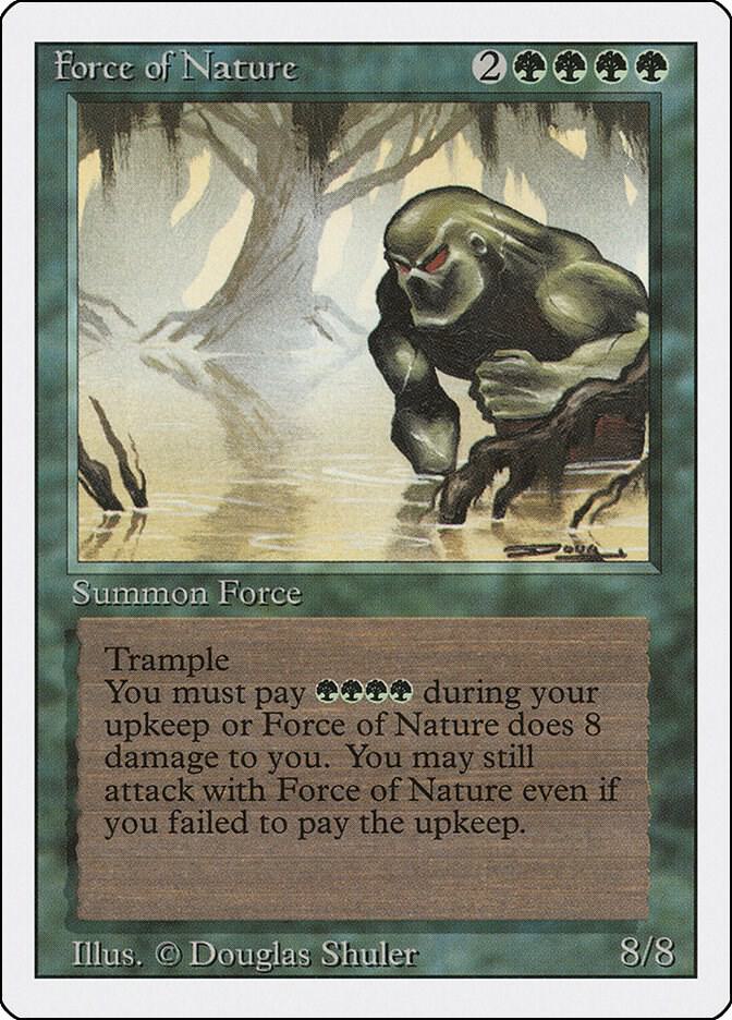 Force of Nature - Revised Edition - Magic: The Gathering