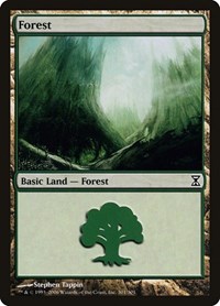 Forest (301) - Time Spiral - Magic: The Gathering card